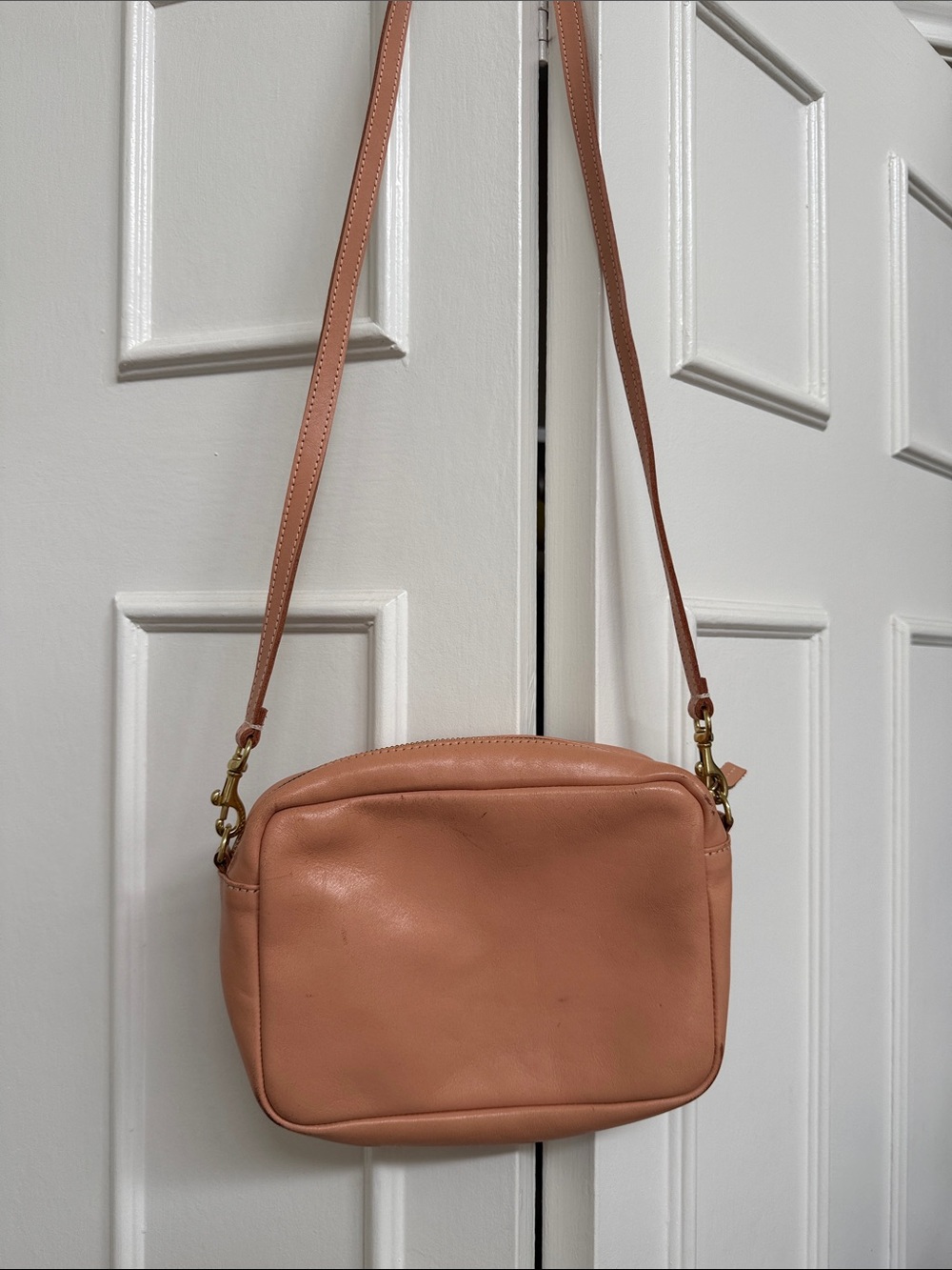 Clare V Midi Sac - Light Pink Leather